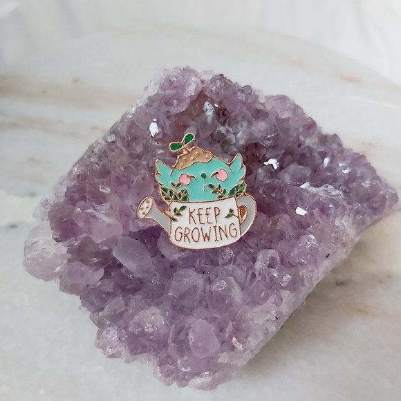 ⭐"Keep Growing" Enamel Pin - Picture 4 of 7